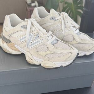 New Balance 9060 Women's Beige Sneakers